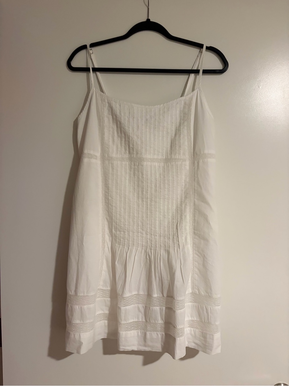 Abercrombie and Fitch White Cotton Sundress - Lightweight Dress
